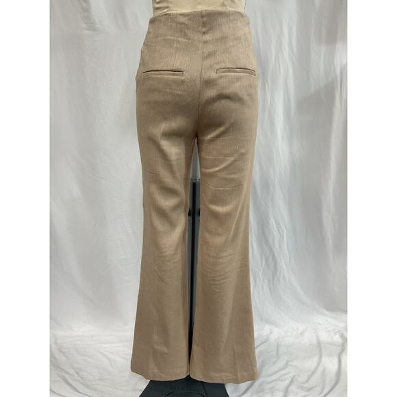 Veronica Beard 'Komi' Tan Pant Size 4 - Picture 3 of 5